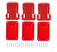 For 18V Battery Storage Rack and Drill Mount Kit Designed for Compatibility Multiple For 18V Tool Ecosystems and Battery Form Factors (3 SET)