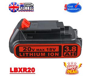 For 18V Black & Decker BL2018 Lithium Ion Battery LBXR20 BL1518 LCS1620 LDX220