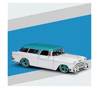 For 1955 Chevrolet Nomad Car Model Classic Car Model Car Decoration Collection 1 18 Simulation Vehicle Playset