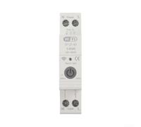 For 1p 63A Smart Circuit Breaker with Electricity Meter Remote Control WLAN Overload Protection for Home Automation for DIN Rail 87 x 71 x 18 mm