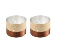 For 2-layer Round Copper Wire Bass Speaker Voice Coil Repair Parts With Inner Diameter From 25.5mm To 75.5mm For Pro Audio Equipment And Subwoofer Restoration Projects In Brown Color(75.5)