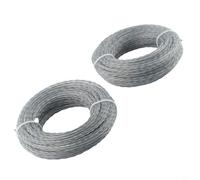 For 2 Sets Corereinforced Nylon Mower Line For 2 0 3 0 mm x 15m 30m Spools for Handheld Electric Trimming Tools (15mx2.7mmx 2pcs)
