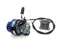 For 2-stroke 47cc 49cc ATV 19mm Carburetor Air Filter Manifold Assembly Pocket Bike With Fuel Line Hose Cover Carb Carburetor(-PPR NEW)