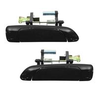 for 2001 2002 2003 2004 2005 for Civic 2Pcs/lot Rear Exterior Outside Door Handles Set Black LH RH