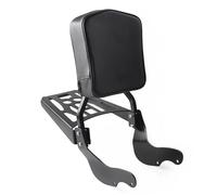 For 2003-up For Victory For Vegas/For Kingpin Motorbike Rear Passanger Backrest Sissy Bar W/Luggage Rack Pad Rack Suitcase Bracket(Black)