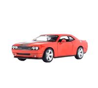 For 2008 Dodge Challenger SRT8 1:24 Alloy Die Casting Car Model Simulation Decoration(Orange)