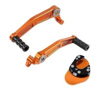 For 2013-2016 KTM 390 Duke Motorcycle Brake Lever Foot Pedal Gear Shift Levers for KTM 200 Duke 2012-2016 125 Duke 2011-2015 26-27 Set Black Orange