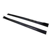 For 2013+ For A3 A4 A5 S-Line RS3 8V Sedan Painted Gloss Black Side Skirts Extension Splitters Rocker Panel Car Side Skirt