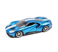For 2017 Ford GT Supercar Big Time Muscle 1:32 Alloy Simulation Car Model Toy Blue Vehicles Kit
