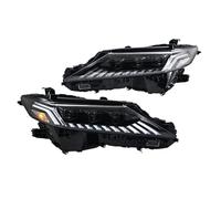 For 2018 2019 2020 2021 2022 Headlight Assembly,Compatible For Toyota,Eight Generation,Compatible For Camry, Day Running Light Water Steering LED Lens(American version,Left-hand drive)