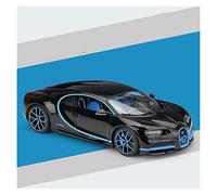 For 2018 Bugatti Chiron Roadster Cool Black High Simulation Car Model Collection 1 ;18 Motor Vehicles Toys(3)