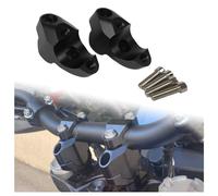 For 2019 2020 2021 2022 2023 2024 K T M 890 Duke R 790 ADV Adventure Handlebar Riser 11/8" Up Back Move 28mm Adapter Raiser 30mm with offset 19mm (Black)