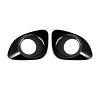 For 2021 2022 Glossy Black Front Fog Light Lamp Cover Trim Foglight Bezel Decoration Frame