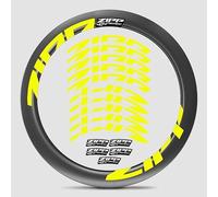 for 2021 Zipp Firecrest 404 Carbon Wheel - Custom Color Sticker Package | Scratch-Resistant, UV-Protected Decals for 404 Wheelsets (Fluorescent Yellow + Style 1)