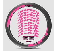 for 2021 Zipp Firecrest 404 Carbon Wheel - Custom Color Sticker Package | Scratch-Resistant, UV-Protected Decals for 404 Wheelsets (Pink + Style 9)