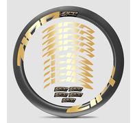 for 2021 Zipp Firecrest 404 Carbon Wheel - Custom Color Sticker Package | Scratch-Resistant, UV-Protected Decals for 404 Wheelsets (Gold Electroplating + Style 2)
