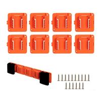 For 20V Battery Rack for LBXR20 and LB20 Power Tool Batteries Robust Plastic Frame Holds Batteries Securely in Place (8PCS)