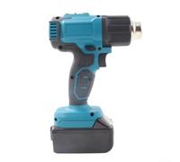 For 21V Battery Powered Hot Air Blower - Cordless 300W Handheld Heat with LCD Display, 60-540C Temp Range, 4 Airflow Settings, Heat-Up (A)