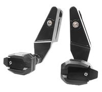 For 250SR 250 SR 300SR 300 Motorbike Falling Protection Frame Slider Fairing Guard Crash Pad Protector Kit Frame Sliders Crash Protector(A-black)