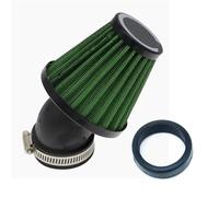 For 28mm 38mm 42mm 48mm Clamp-on Cleaner 45 Degree Bend Air Intake Filters Motorcycle Air Filter Accessories PGQSQVTXF(GreenGreen 42mm)