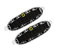 For 2pc Solar Led Warning Light Car Wireless Flash Light Flashing Light