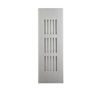 for 2PCS 50mm Aluminium Rectangular Cabinet Wardrobe Air Vent Grille Ventilation-Cover Kitchen Bathroom Side Wall Ceiling and Floor Exhaust Vent-50x150mm
