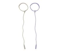 for 2pcs, for Silicone Ring, Eyelash Extension Tweezer Holder Bracelet Tweezers Protector Wrist Band Strap, Purple White