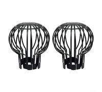 for 2pcs Plastic Gutter Guards,Downpipe Filter Leaf Guard Drain Pipe Cover Drain Cover Gutter Block Downspout Protector Pipe Trap Guard Filter