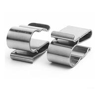 For 2x6mm Solar Wire Clips Stainless Steel Cable Clamps for PV Installation, 20/50PCS Options (20Pcs)