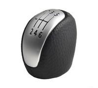 For 3 Gear KnobFor III Shift KnobLeather Gear Lever | Handle6 Speed Manual for shifter Sport for tourer BT for 18mm Mounting Hole KnobMatte Silver Black InteriorDirect