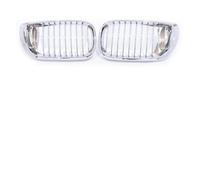 For 3 Series E46 Facelift Sedan Touring 2002-2005 Single Slat Kidney Grille Chrome Silver Gloss Black Carbon Grill Front Radiator Grille(All Chrome)