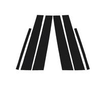 for 3-Series E90 2005 2006 2007 2008 2009 2010 2011 2012 Car Door Window Pillar Posts Trim Covers Sticker Decal DYDGUTUFB(Carbon Fibre Look)