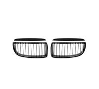 For 3-Series E90 E91 2005-2008 330i 335i Diamonds Style Front Bumper Kidney Grilles Chrome Double Slat Grille Front Radiator Grille