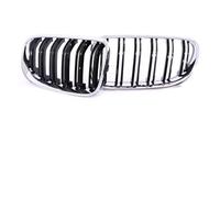 For 3 Series E92 E93 For LCI 2010 2011 2012 2013 320i 330i 335 Carbon Kidney Grille Performance Racing Chrome ABS Grills Front Kidney Grille(Chrome Black)