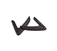 For 3 Series F30 2013 2014 2015 2016 2017 2018 2pcs Car Side Wing Air Flow Fender Grill Outlet Intake Vent Trim(Carbon Texture)