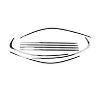 for 3 Series F30 2013-2018 Chrome Black Exterior Window Decoration Strip Trim Seal Belt Weatherstrip Decorative WEFOLEN
