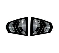 For 3 Series G20 320i 325i 330i 2019 2020 2021 2022 2023+ Car Rear Side Vents Window Louvers Shutter Cover Car Rear Spoilers(Gloss Black)