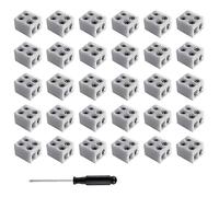 For 30pcs Led Strip Light Connectors Solderless 2pin 8mm Led Connectors Strip To Wire For 524v Singl