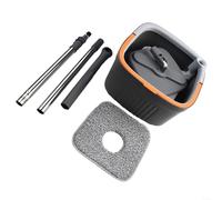 For 360-Degree Rotating Mop with Dual-Function Self-Cleaning and Wringing for Hardwood Tile Marble and Polished Concrete Floors