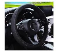 For 37-38CM Diameter 1pc Car Steering Wheel Cover Interior Black Purple Carbon Fiber Leather Protection Easy Installation Steering Wheel Cover(C)
