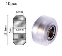 For 3D Printer Accessories 10pcs Pulleys MR105 625zz Bearing for ENDER 3 For CR 10 (small wheel transparent)