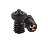 For 3D printer E3D V6 hardened steel CHT nozzle three-hole clone high flow high temperature resistant wear-resistant nozzle(0.4MM)