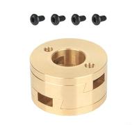For 3D Printer For Oldham Coupling T8 Z Axis Round Screw Brass Connector With 16Mm Thread Holes For Hot Bed Mechanical Stability Upgrade Parts