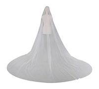 For 3m Trailing Cathedral Wedding Veil One-Layer Pearl Beading Headpiec Cutting Dies For Card Making