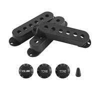 For 3pcs Durable Guitar Pickup Cover Volume Tone Knobs Switch Tip Parts Set