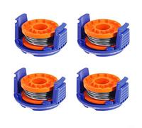 for 4 PACK Trimmer Replacement Spool Line with Spool Cover For MacAllister MGTP18Li 1.5mm 1x2.5m Strimmer