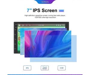 For 4g64g 7in Android 13 2din Car Stereo Wireless Carplay Android Auto Car Radio Navigation