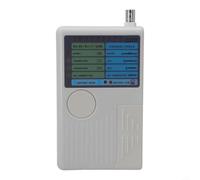 for 4in1 Network Cable Tester for RJ45 RJ11 USB BNC - LAN Ethernet Wire Continuity with Remote Unit & Leather Bag - Grey ABS 162mm