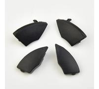 for 4Pcs Car ButtonMold Covers Interior Mouldings, For Fiat 500 Radio Cd Button Buttons BLACK Trim Cover Removal, For Fiat 500 Radio From 2008 for ONWARDS