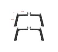 For 4Runner 2010-2020 Door Interior Handle Panel Decoration Cover Trim Sticker Decal Car Inner Accessories Abs Carbon Fiber Red